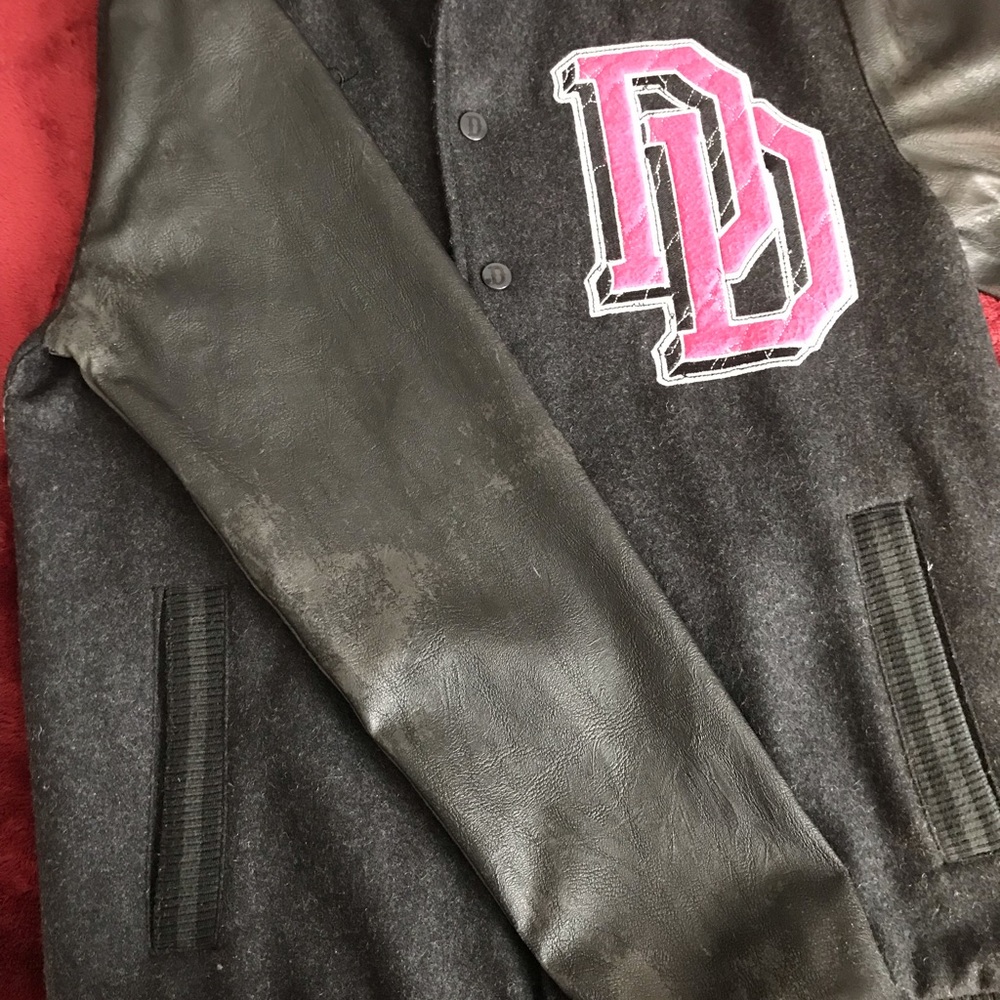 Men’s Drop Dead Varsity Jacket RARE - Picture 3 of 5